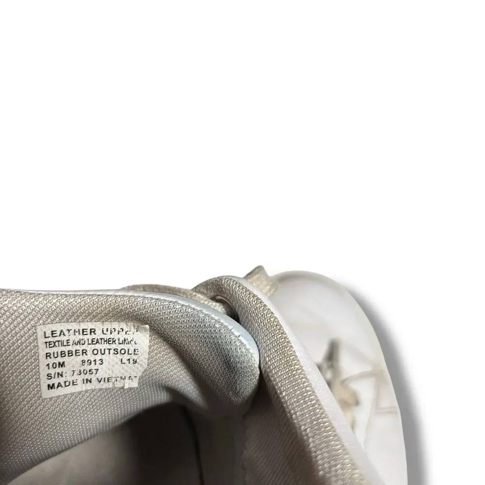 Tory Burch Women's White Leather Low Top‎ Howell Sneakers Size 10M